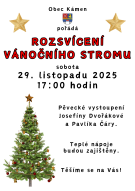 Rozsvícení vánočního stromu 2025